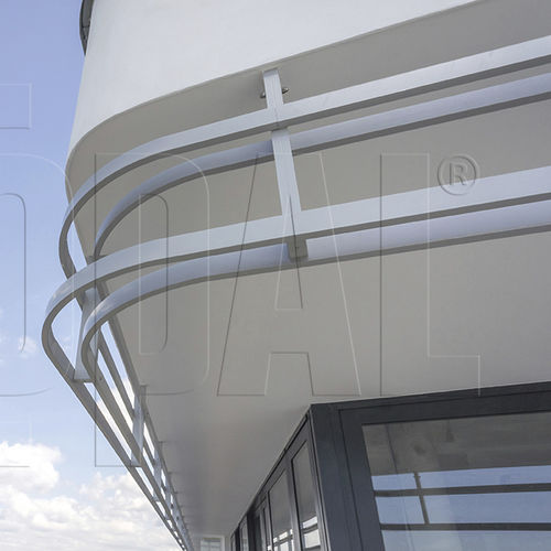 Brise-soleil en aluminium - Copal - pour façade / vertical
