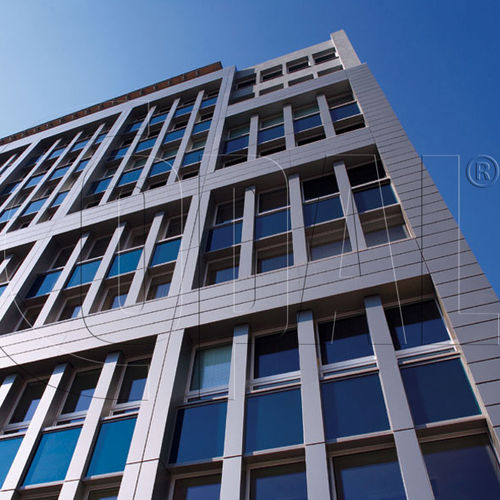 Bardage en panneaux - LARSON - Copal - en aluminium / en composite / durable