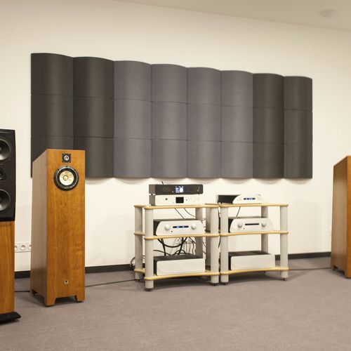 Panneau d'absorption acoustique mural - PACK PR&Eacute;CISION GRANDE SALLE - PYT Audio - pour plafond / pour faux-plafond / suspendu