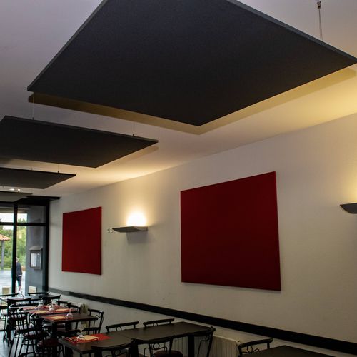 Panneau d'absorption acoustique mural - PYT Audio - suspendu / pour bureau / décoratif