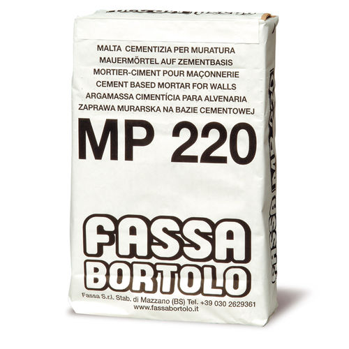 Mortier de montage - MP 220 - Fassa Bortolo - pour béton / pour maçonnerie / de ciment