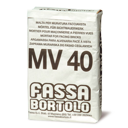 Mortier de montage - MV 40 - Fassa Bortolo - pour maçonnerie / bâtard
