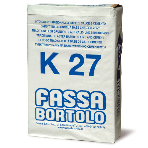 Enduit de préparation - K 27 - Fassa Bortolo - corps d'enduit / d'intérieur / d'extérieur