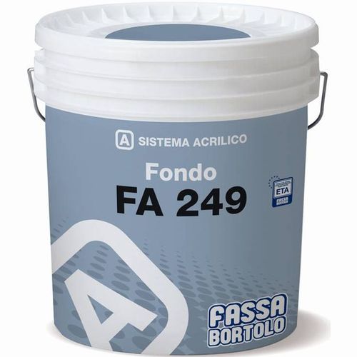 Primaire pour maçonnerie - FA 249 - Fassa Bortolo - à base de résine acrylique / d'extérieur / pour façade
