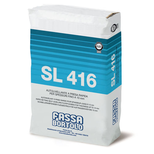 Chape autonivelante - SL 416 - Fassa Bortolo - à séchage rapide / en ciment