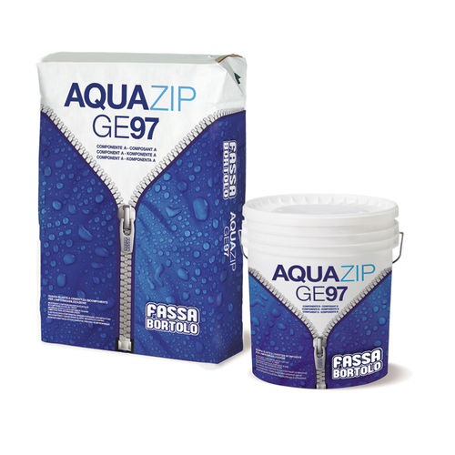 Enduit d'imperméabilisation - AQUAZIP GE 97 - Fassa Bortolo - d'intérieur / d'extérieur / pour mur