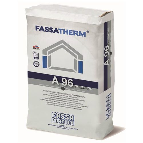 Mortier colle - FASSATHERM®  - Fassa Bortolo - de scellement / pour isolation thermique par l'extérieur ITE / fibré