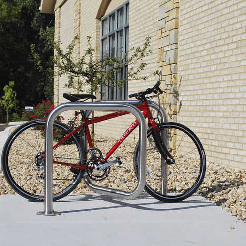Range-vélo au sol - GENESIS™ - Madrax - pour espace public / en acier galvanisé / en acier à revêtement par poudre