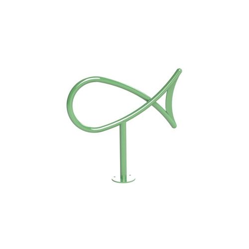 Range-vélo au sol - FISH RACK - Madrax - design original / pour espace public / en acier à revêtement par poudre