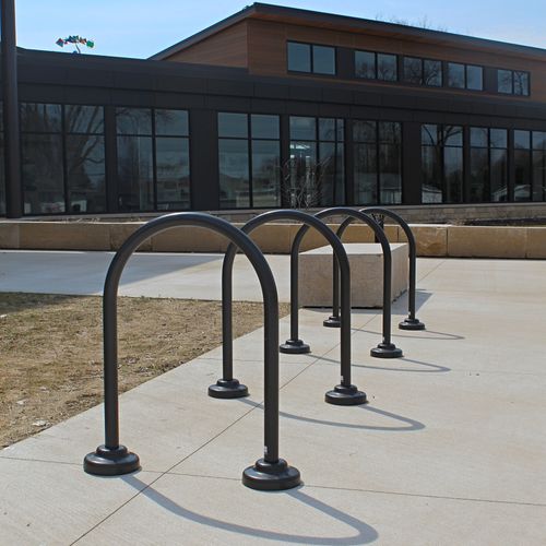 Range-vélo au sol - U24 'U' - Madrax - sécurisé / pour espace public / en acier galvanisé