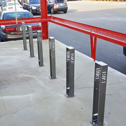 Range-vélo au sol - PIERCE™  - Madrax - sécurisé / pour espace public / en acier galvanisé