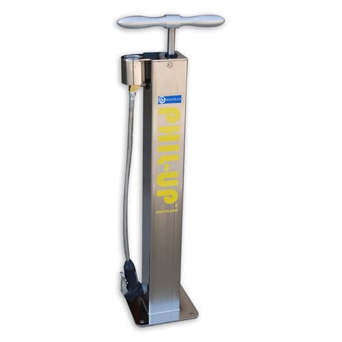 Station de réparation de vélos en aluminium - PUP - Madrax - en acier inoxydable / avec pompe de gonflage / pour espace public