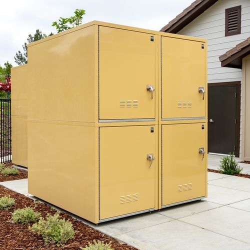 Abri vélo sécurisé - MadLocker™ : ML2 - Madrax - modulaire / en acier / pour espace public
