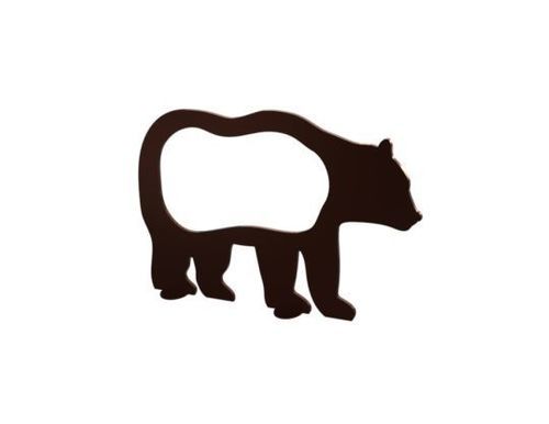 Range-vélo au sol - Bear Bike Rack - Madrax - en acier à revêtement par poudre
