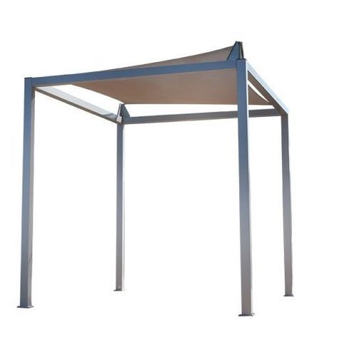 Pergola ancrée au sol - Madison Shelter - Madrax - en métal / couverture en toile / pour espace public