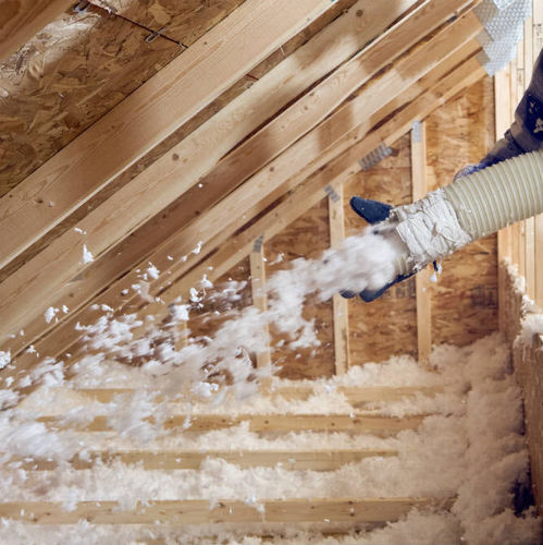 Isolant thermo-acoustique - IBS Distribution - en laine de roche / projeté / pour comble