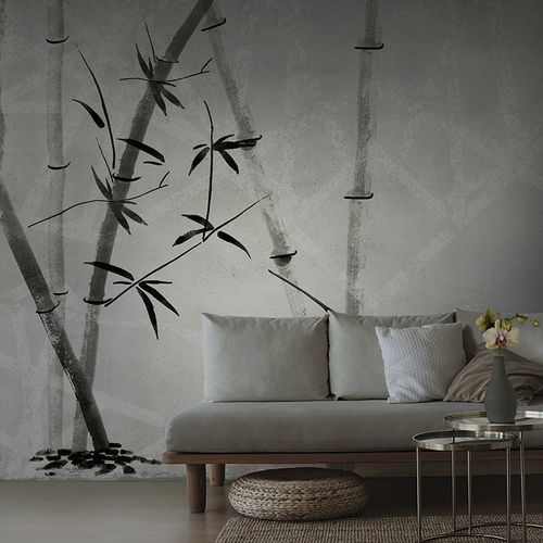 Papier peint contemporain - BAMBOO - N.O.W. Edizioni - à motif nature / imprimé