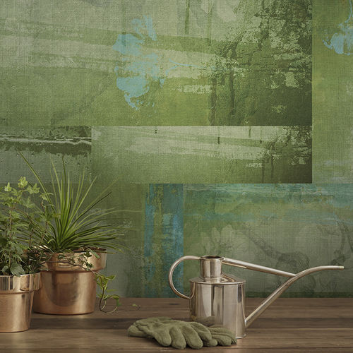 Papier peint contemporain - GREEN DREAM - N.O.W. Edizioni - à motif nature / imprimé