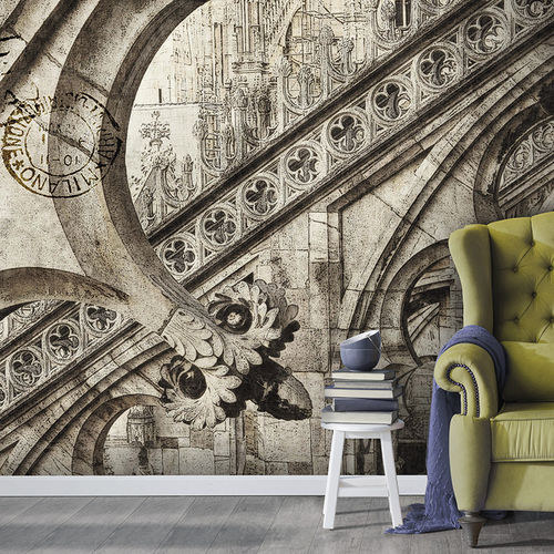 Papier peint contemporain - CATTEDRALE - N.O.W. Edizioni - à motif / imprimé