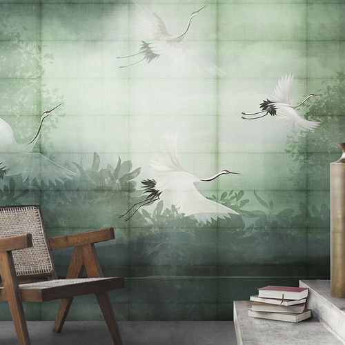 Papier peint contemporain - FLIGHT - N.O.W. Edizioni - à motif nature / à motif animalier / panoramique