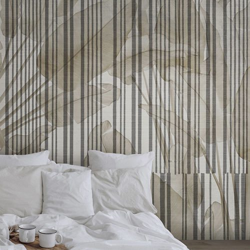 Papier peint contemporain - STRIP MIRAGE - N.O.W. Edizioni - en textile non-tissé / en fibre de verre / en vinyle