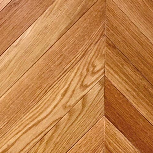 Parquet massif - CHEVRON - FINIXIA - en bois massif / en huile naturelle / laqué