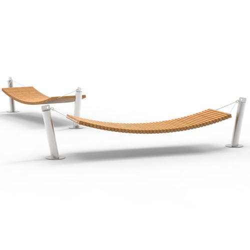 Hamac auto-portant - WAVE 02.916 - ZANO Street Furniture - pour espaces publics