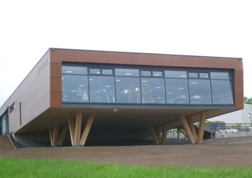 Bâtiment préfabriqué - ARENZ - TiComTec - en bois / en béton / en acier