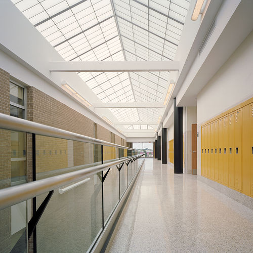 Toit vitré en métal - PRE-ENGINEERED SKYROOFS® - Kalwall - pyramidal