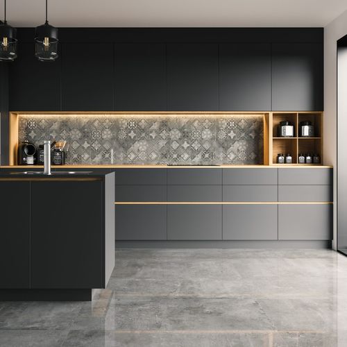 Carrelage en grès cérame - SOFTCEMENT GRAPHITE - CERRAD - poli / mat / lisse