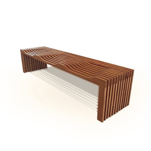 Banc contemporain - BT 105 - Galiatea - en bois