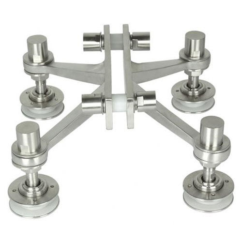 Système de fixation en acier inoxydable - 2007 SERIES - Clear glass - pour panneaux / attache spider / par points
