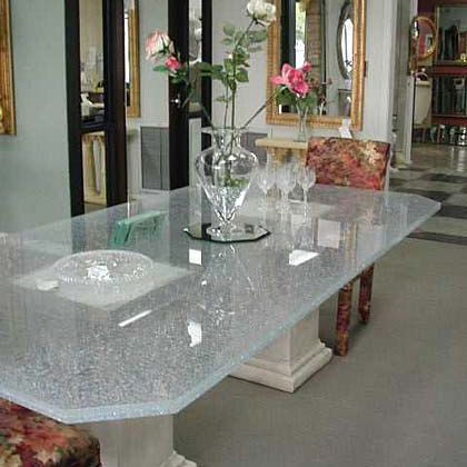 Panneau en verre feuilleté - ICE  - Clear glass - translucide / pour agencement intérieur