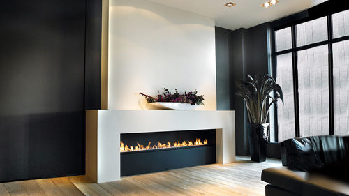 Cheminée à gaz - LINEFIRE  - Modus Fireplaces - au bioéthanol / à encastrer / simple face