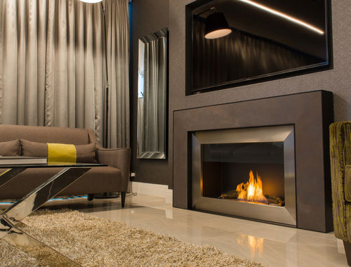 Cheminée au bioéthanol - 844 - Modus Fireplaces - à gaz / à encastrer / simple face
