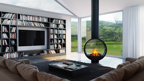 Cheminée au bioéthanol - 997 - Modus Fireplaces - à gaz / à bois / au sol