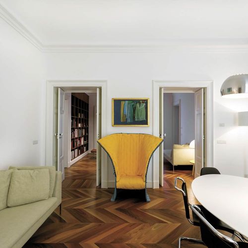Parquet contrecollé - SPINA UNGHERESE - CP PARQUET - en noyer / verni / à coller