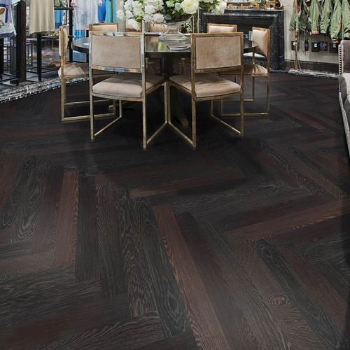 Parquet contrecollé - SPINA PESCE - CP PARQUET - en wengé / huilé / brossé