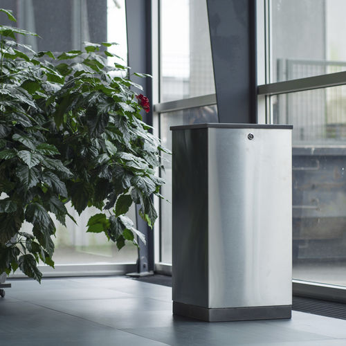 Poubelle publique - EDGE - FINBIN Products/ Lehtovuori Oy - de tri sélectif / en acier galvanisé / en acier inoxydable