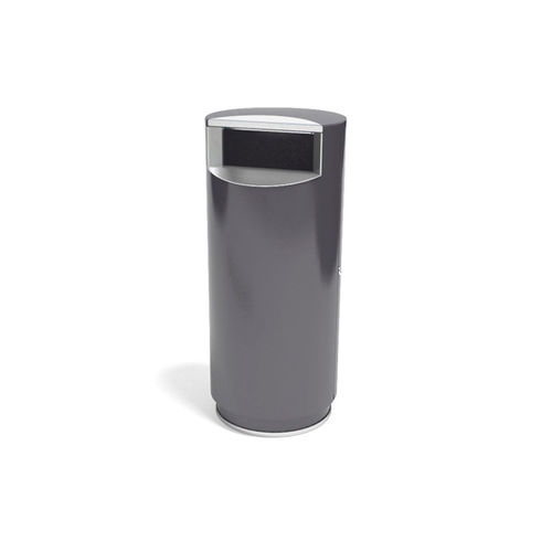 Poubelle publique - CITY&reg; 100 - FINBIN Products/ Lehtovuori Oy - en acier galvanisé / en acier inoxydable / avec couvercle