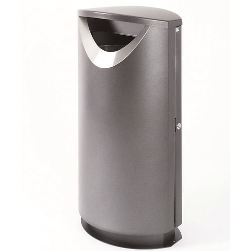 Poubelle publique - ELLIPSE 100 - FINBIN Products/ Lehtovuori Oy - en acier galvanisé / en acier inoxydable / sans couvercle
