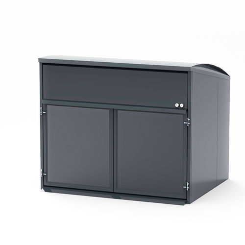 Cache-conteneur de recyclage - MODUL MAXI - FINBIN Products/ Lehtovuori Oy - professionnel / résidentiel / aluminium