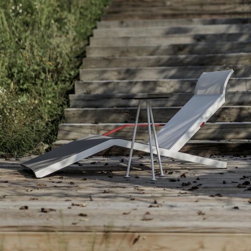 Bain de soleil contemporain - ALVA LAL455 - egoé - en bois / en bois / en aluminium