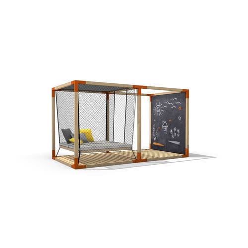 Lit de jardin escamotable - LEVSETH1201 - egoé - double / contemporain / pour enfant