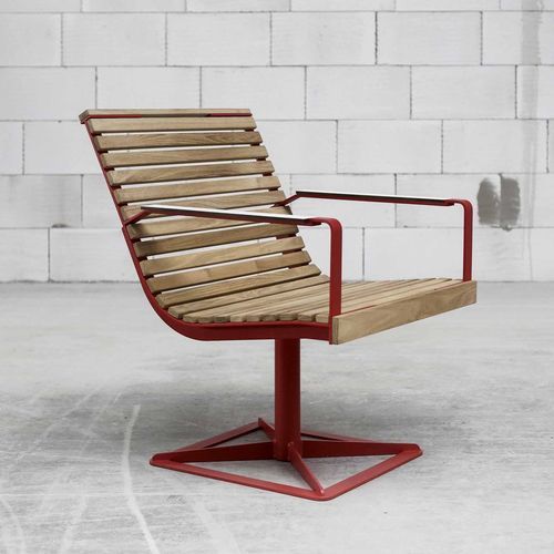 Fauteuil contemporain - PREVA LP375 - egoé - en bois / en bois / en acier