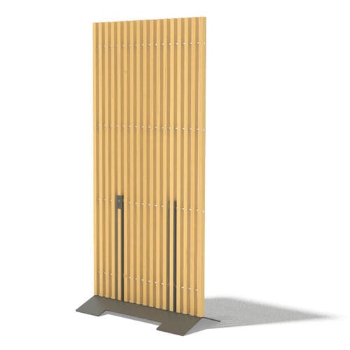 Paravent contemporain - Mario MAR230 - egoé - en bois massif / en frêne / en acier