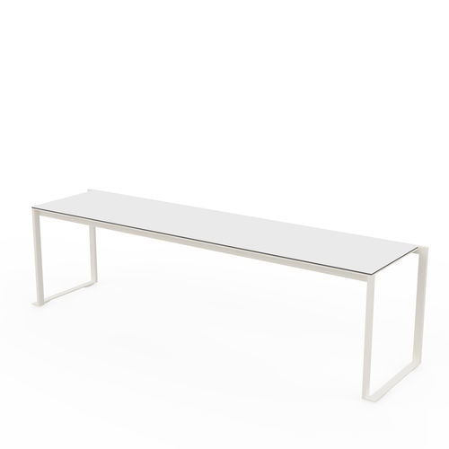 Banc contemporain - LBS2401 - egoé - en acier / en HPL / sans dossier