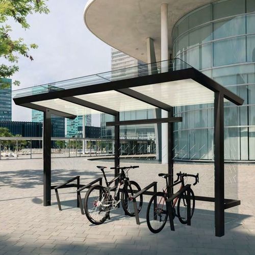 Abri vélo durable - X2-V310-SS - egoé - en acier / en acier galvanisé / en acier thermolaqué
