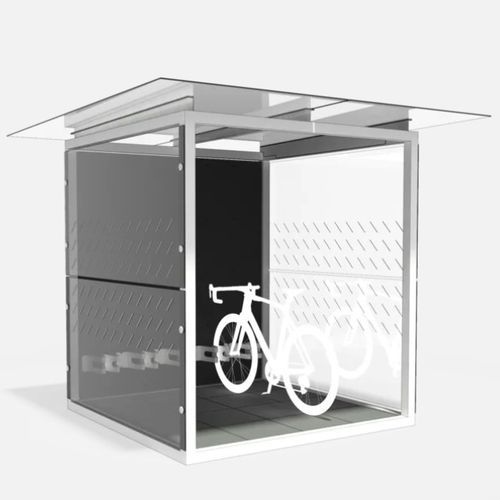 Abri vélo durable - Y3-SET2101 - egoé - en acier / en acier galvanisé / en acier thermolaqué
