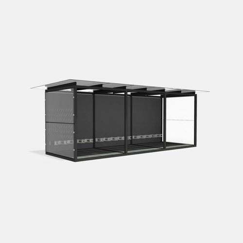 Abri vélo durable - Y3-SET2301 - egoé - en acier / en acier galvanisé / en acier thermolaqué